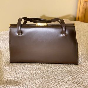 Vintage leather handbag